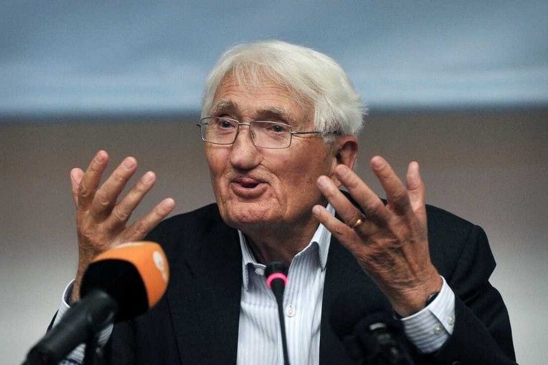Habermas, le plus grand intellectuel du 20 et 21e siècle…